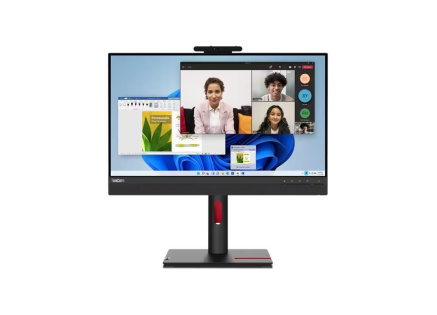 LENOVO LCD TIO 24 Gen5 - 23.8",IPS,matný,16:9,1920x1080,178/178,4/6ms,250cd/m2,1000:1,DP,USB,VESA,Pivot,repro,IRcam