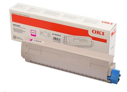 OKI Magenta toner do C833/C843 (10 000 stránek) OKI Magenta toner do C833/C843 (10 000 stránek)