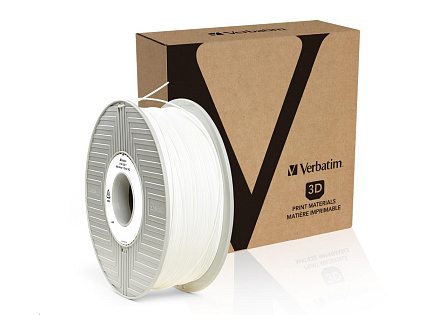 VERBATIM 3D Printer Filament ABS 1.75mm, 404m, 1kg white VERBATIM 3D Printer Filament ABS 1.75mm, 404m, 1kg white