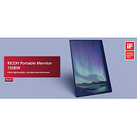 RICOH Portable LCD 150BW 15.6" 16:9 1920x1080 OLED 1ms 100,000:1 Wireless/Miracast USB-C/Li-Ion Battery Powered