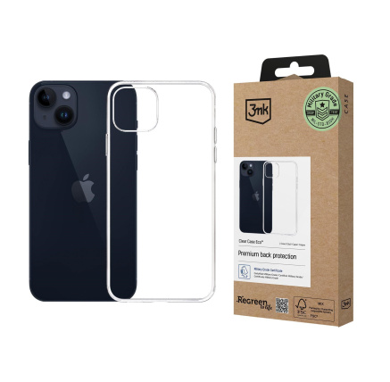 3mk ochranný kryt Clear Case Eco pro Apple iPhone 13/14 3mk ochranný kryt Clear Case Eco pro Apple iPhone 13/14
