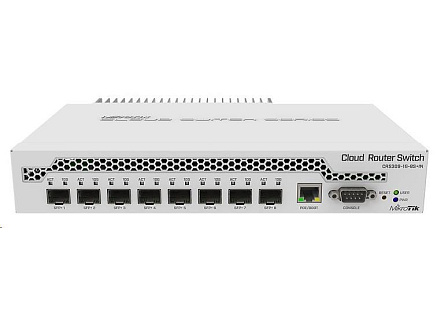 BAZAR - MikroTik Cloud Router Switch CRS309-1G-8S+IN, 800MHz CPU, 512MB RAM, 1xLAN,8xSFP+ slot,vč. L5 licence, Po opravě