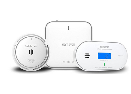 Safe S-FSC11-RF SET FIRE & CO - 1x SAFE50HUB-WRF, 1x SAFE10Y30-RF, 1x SAFE10YDCO-RF