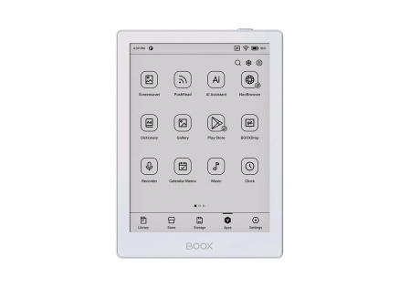 E-book ONYX BOOX GO 6, bílá, 6" Carta 1300, 32GB, Bluetooth, Android 11, E-ink displej