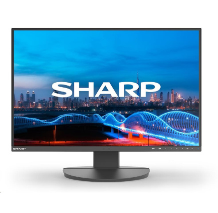 SHARP MT 24" MultiSync EA241W-BK, IPS TFT, 1920x1200, 300nit, 1000:1, 5ms, DP, DVI-D, HDMI, USB, Repro, Černý