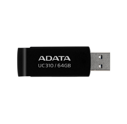 ADATA Flash Disk 64GB UC310, USB 3.2, černá