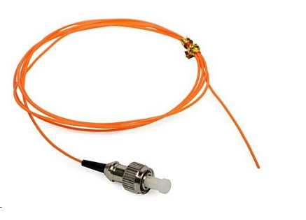 Pigtail MM 62,5/125, OM1, konektor ST, LS0H, 1m