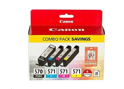 CANON CARTRIDGE PGI-570/CLI-571 PGBK/C/M/Y/ BK MULTI-PACK pro PIXMA MG575x,  MG685x, MG775x, TS505x, TS605x (297 str.)
