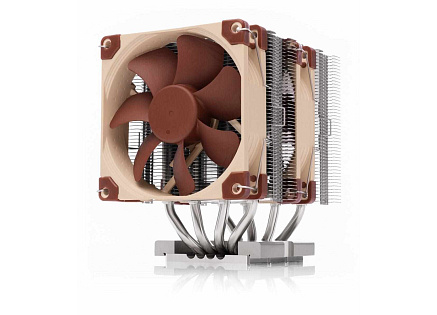 NOCTUA Chladič CPU NH-D9 DX-4189 4U, 2x 92mm, LGA4189, hnědá/stříbrná