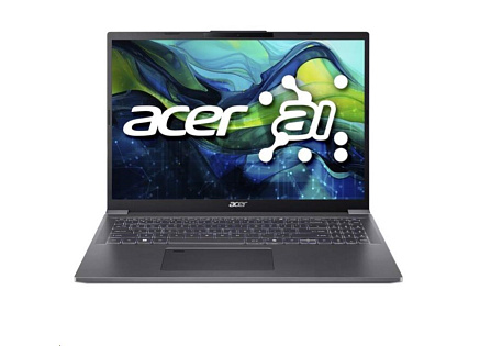 ACER NTB Aspire 16 AI (A16-I71M-50NJ),Ultra 5 325,16"WUXGA,16GB,512GB SSD,Intel Graphics,W11H,Gray