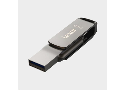 Lexar JumpDrive Dual Drive D400 Type-C/Type-C & Type-A, up to 130MB/s read (USB 3.1) 256GB Lexar JumpDrive Dual Drive D400 Type-C/Type-C & Type-A, up to 130MB/s read (USB 3.1) 256GB