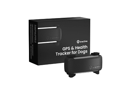 Tractive DOG 6 – GPS lokátor pro psy a monitor zdraví, černý