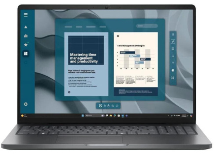 DELL NTB Pro 16 PC16255/AMD Ryzen 5 220/8GB/512SSD/16" FHD+ /IR Cam & Mic/65W/WLAN/FgrPr/Backlit Kb/W11 Pro/3Y PS NBD