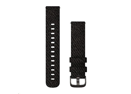 Garmin řemínek Quick Release 20mm, nylonový černý, černá přezka Garmin řemínek Quick Release 20mm, nylonový černý, černá přezka