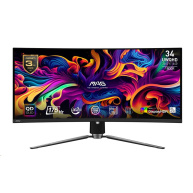 MSI LCD MAG 341CQP QD-OLED, 34", 3440x1440, QD-OLED, 0,03ms, VESA 100x100, Black