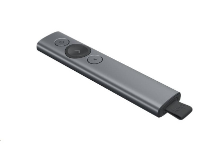 Logitech prezentér Spotlight, Bezdrátový, Bluetooth, tmavě šedá Logitech prezentér Spotlight, Bezdrátový, Bluetooth, tmavě šedá