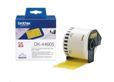 BROTHER DK-44605 žlutá papírová role snadno odstranitelná (62mm)
