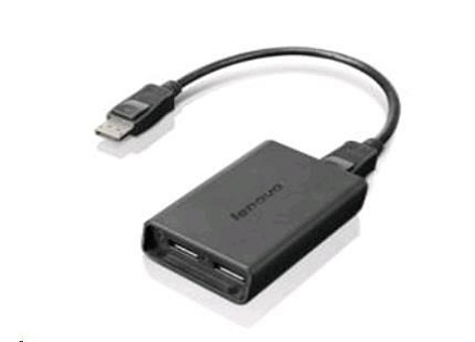 LENOVO adaptér DisplayPort to Dual DisplaPort - přenos signálu z DP na Dual DP