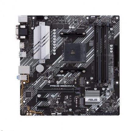 ASUS MB Sc AM4 PRIME B550M-A, AMD B550, 4xDDR4, 1xHDMI, 1xDVI, 1xVGA, mATX