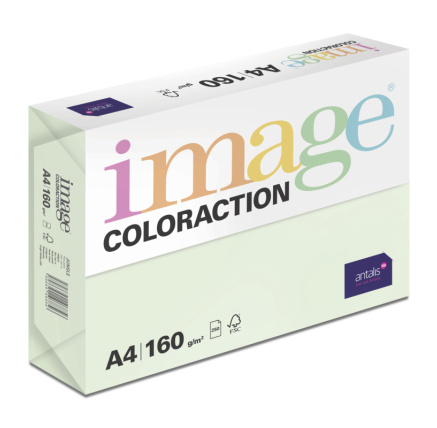 Antalis Papír Image Coloraction Jungle - pastelově světle zelená (GN27) A4 (160g/250ks)