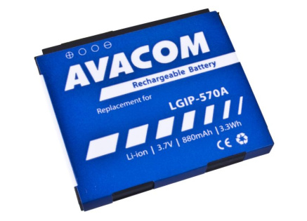 AVACOM baterie do mobilu LG KP500 Li-Ion 3,7V 880mAh (náhrada LGIP-570A)
