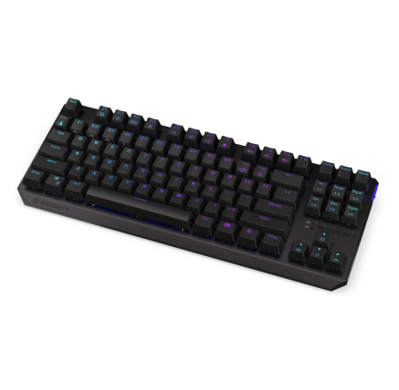 ENDORFY Klávesnice Thock TKL Wireless CZ Red, Mechanická, Bezdrátová, černá