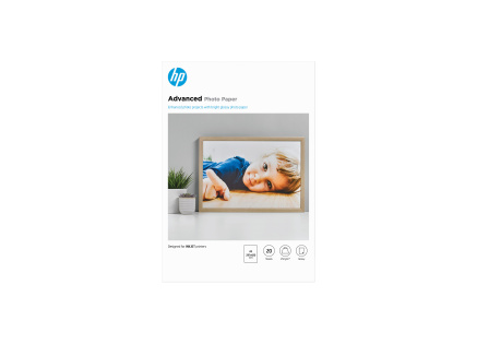 HP Advanced Glossy Photo Paper-20 sht/A3/297 x 420 mm, 10.5 mil, 250 g/m2, Q8697A HP Advanced Glossy Photo Paper-20 sht/A3/297 x 420 mm, 10.5 mil, 250 g/m2, Q8697A