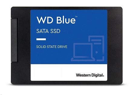 WD BLUE SSD 3D NAND WDS500G3B0A 500GB SA510 Powered by SanDisk, SATA/600, (R:560, W:510MB/s), 2.5"