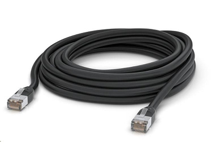 UBNT UACC-Cable-Patch-Outdoor-8M-BK, Outdoor UniFi patch kabel, 8m, Cat5e, černý