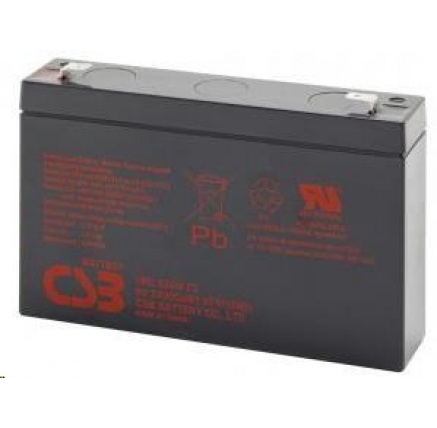 CSB 6V 9Ah olověný akumulátor (HRL634WF2) HighRate F2 (8-10 let)