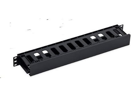 TRITON 19" vyvazovací panel 1U plastový, černý