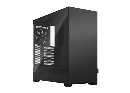 FRACTAL DESIGN skříň Pop Silent Black TG Clear Tint, 2x USB 3.0, bez zdroje, ATX