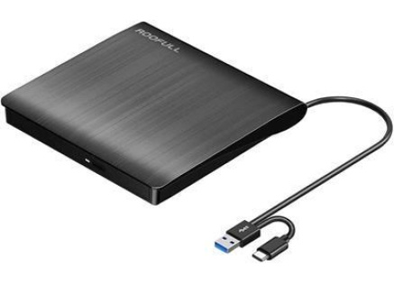 C-TECH externí DVD vypalovačka DVD-USB-AC, USB 2.0, USB A/Type C C-TECH externí DVD vypalovačka DVD-USB-AC, USB 2.0, USB A/Type C