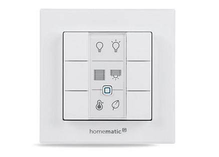 Homematic IP Nástěnný dálkový ovladač - 6 tlačítek - HmIP-WRC6 Homematic IP Nástěnný dálkový ovladač - 6 tlačítek - HmIP-WRC6