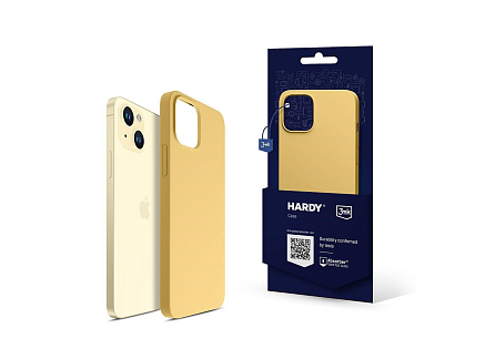 3mk ochranný kryt HARDY Silicone MagCase pro Apple iPhone 15 Plus, Yellow