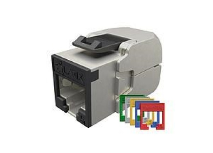 Solarix Samořezný keystone CAT6 STP SXKJ-6-STP-RAL-SA, RAL FIT moduly, GROUND LOCK