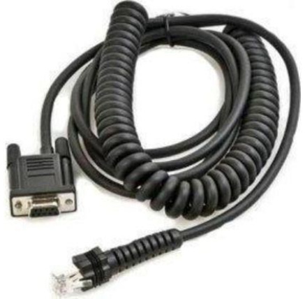 Datalogic kabel RS-232 PWR, 9P, Female, Coiled, 3.6 m, CAB-459