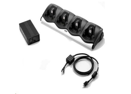 Motorola nabíječka 4-slot pro MC90xx/MC91xx/92xx, nabíjecí kolíbka + síťový adaptér Motorola nabíječka 4-slot pro MC90xx/MC91xx/92xx, nabíjecí kolíbka + síťový adaptér