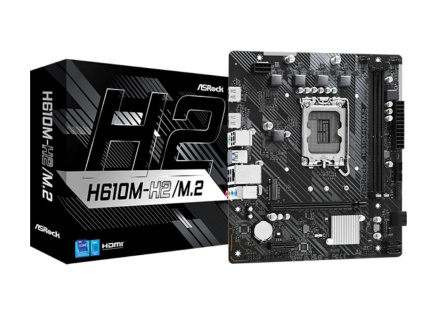 ASRock MB Sc LGA1700 H610M-H2/M.2, Intel H610, 2xDDR4, 2xHDMI, mATX ASRock MB Sc LGA1700 H610M-H2/M.2, Intel H610, 2xDDR4, 2xHDMI, mATX