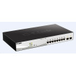 D-Link DGS-1210-10MP 10-port Gigabit Smart+ PoE Switch, 8x GbE PoE+, 2x SFP, PoE 130W, fanless