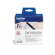 BROTHER DK-N55224 bílá papírová role nelepící s vyšší gramáží (54mm)