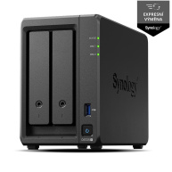 Synology DS725+ DiskStation (2C/RyzenR1600/2,6-3,1GHz/4GBRAM/2xSATA/2xM.2/1xUSB3.2/1x2,5GbE/1xGbE/1xUSB-C)