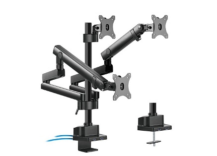 Profi stolní držák na 3 monitory Fiber Mounts M8C11 Profi stolní držák na 3 monitory Fiber Mounts M8C11