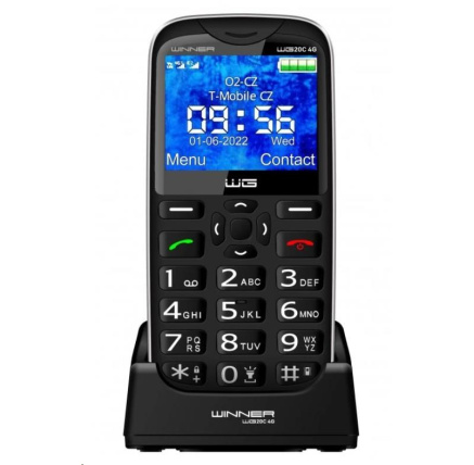WG - Mobilní telefon WG20C, 4G, černá