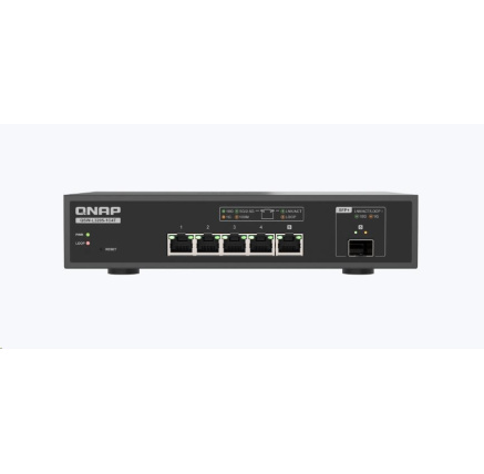 QNAP switch QSW-L3205-1C4T (4x10GbE,1x10GbE/SFP+combo,fanless)