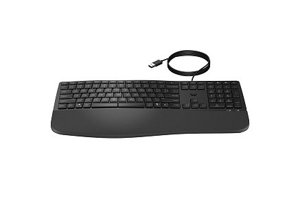 HP 480 Comfort Wired Keyboard - drátová ergonomická klávesnice CZ/SK