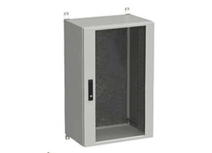 Solarix rozvaděč nástěnný venkovní LC-20 21U 600x400mm, dveře sklo, LC-20-21U-64-12-G