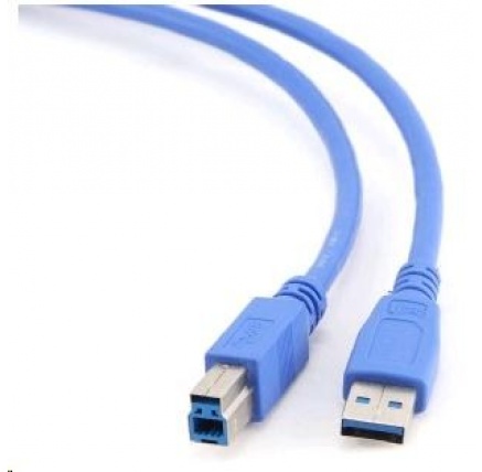 GEMBIRD Kabel USB 3.0 A-B propojovací 1,8m (modrý) GEMBIRD Kabel USB 3.0 A-B propojovací 1,8m (modrý)