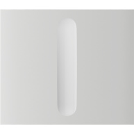 Ajax  CenterButton (Dimmer) vertical - Středový kryt stmívatelného tlačítka, vertikální instalace, bílá