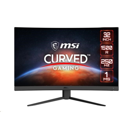 MSI LCD G32C4X, 31.5" 1920x1080, VA, 250Hz, 4ms, VESA 100x100mm, N/A, Black MSI LCD G32C4X, 31.5" 1920x1080, VA, 250Hz, 4ms, VESA 100x100mm, N/A, Black
